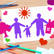 paper chain of family